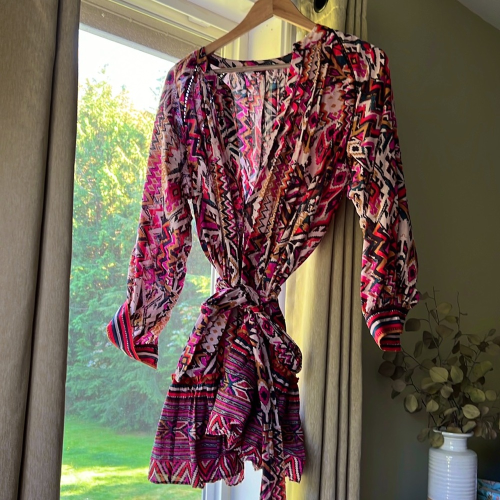 ZARA patterned mini dress